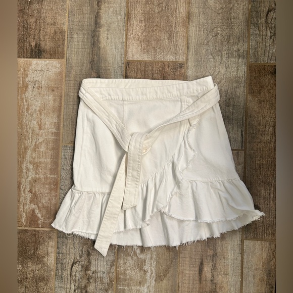 PAIGE Dresses & Skirts - Paige White Skirt With Tie, Size Small